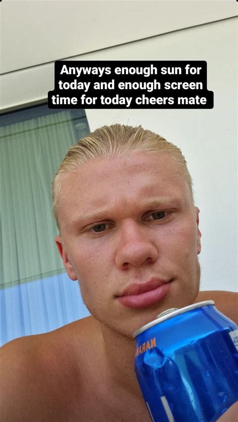 A Man Holding A Can Of Soda In Front Of His Face With The Caption