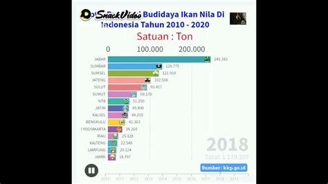 Data Visual Produksi Ikan Nila Di Indonesia YouTube