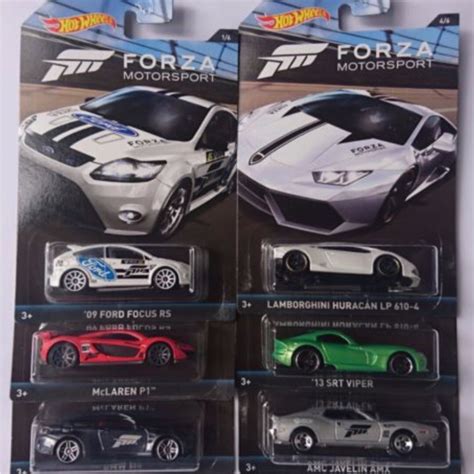 Hot Wheel Forza Motorsport 2017 Set Of 6 Toys Games Bricks Figurines On Carousell