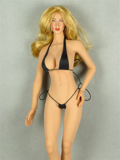 Scale Phicen TBLeague Hot Toys Kumik Sexy Female Black String Bikini Set EBay