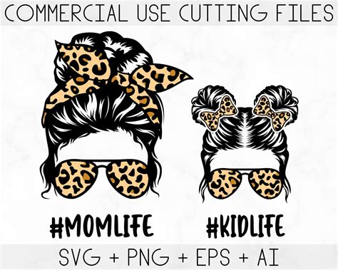 Mom Life Kid Life Svg Momlife Svg Mom Life Kid Life Png Mom Etsy