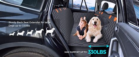 Chumajor Back Seat Extender For Dogs Supports 330lb