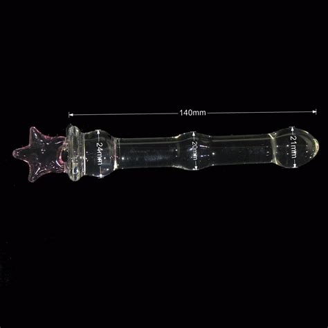 Anal Butt Dildo Star Shaped Stimolante Crystal Glass Penis Vagina Plug Play Ball EBay