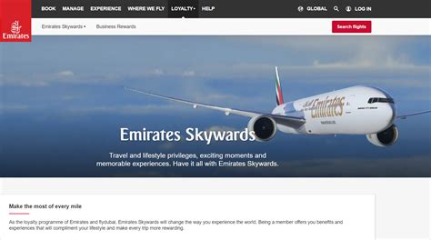 Emirates Loyalty Program Skywards And Higher