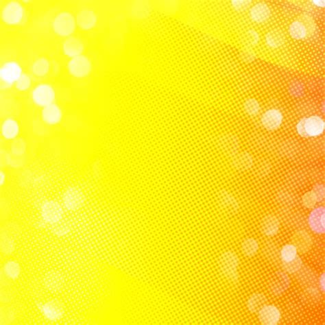 Fundo Quadrado Bokeh Amarelo Foto Premium