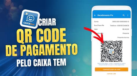 Como Criar Um Qr Code De Pagamento Pelo Caixa Tem Youtube