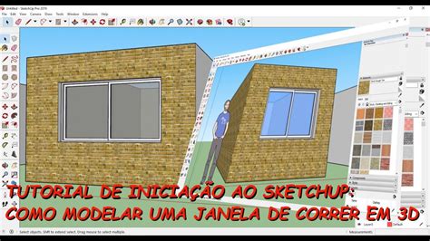 Tutorial Sketchup Como Desenhar Caixilhos De Janelas No Sketchup Sem