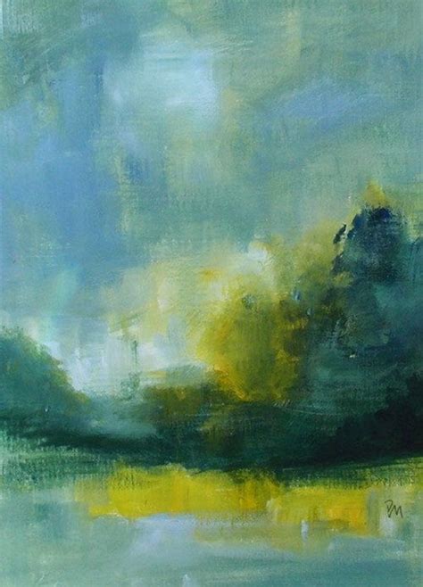 abstract landscape painting ideas - Wynona Puente