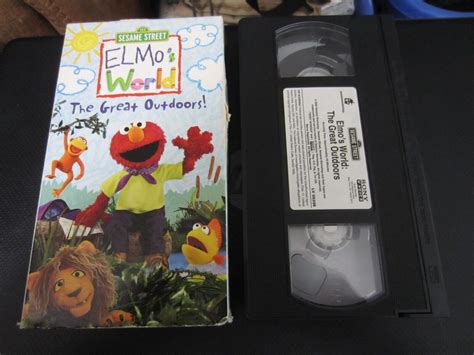 Sesame Street Elmos World “the Great Outdoors” Vhs 2003 Sony Wonder