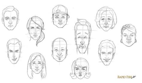 34 Ways to Learn How to Draw Faces - DIY Projects for Teens