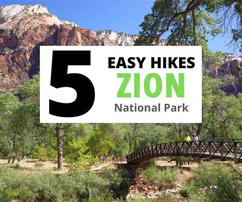 5 Easy Hikes in Zion National Park - Plan Your Trip!