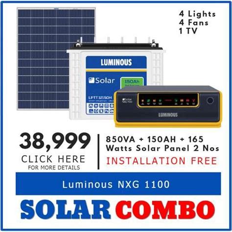 Va Off Grid Luminous Nxg Combo At Rs In Thane Id