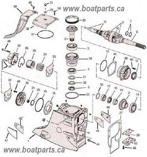 OMC Cobra outdrive parts drawings *Sterndrive tools - OMC Parts Drawing *Cobra *Mercruiser ...