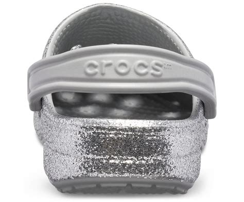 Crocs™ Silver Baya Glitter Clog In Metallic Lyst