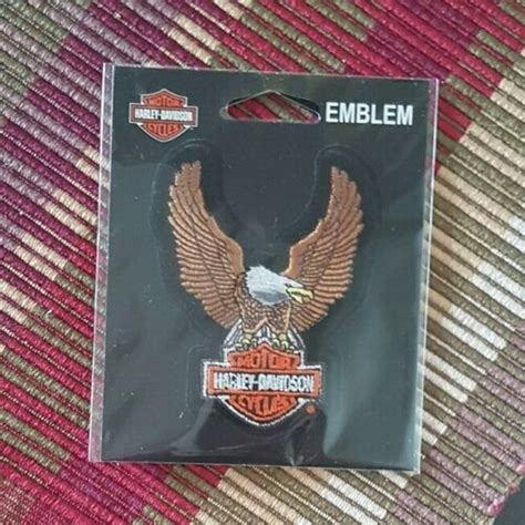 Harley Davidson Eagle Upwing Sew On Patch