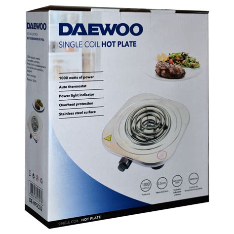 Daewoo Single Coil Hot Plate W White Easyshoptt