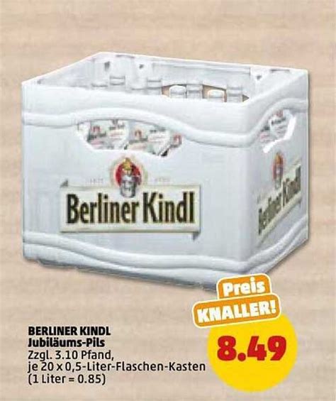 Berliner Kindl Jubil Ums Pils Angebot Bei Penny