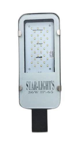 Pure White 36 Watt Star Light S LED Street Light For Garden 120V At