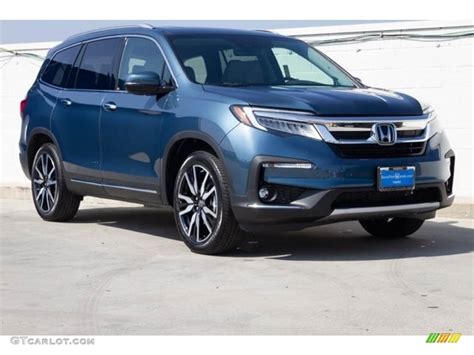 2019 Steel Sapphire Metallic Honda Pilot Touring 128922412 Photo 12 Car Color