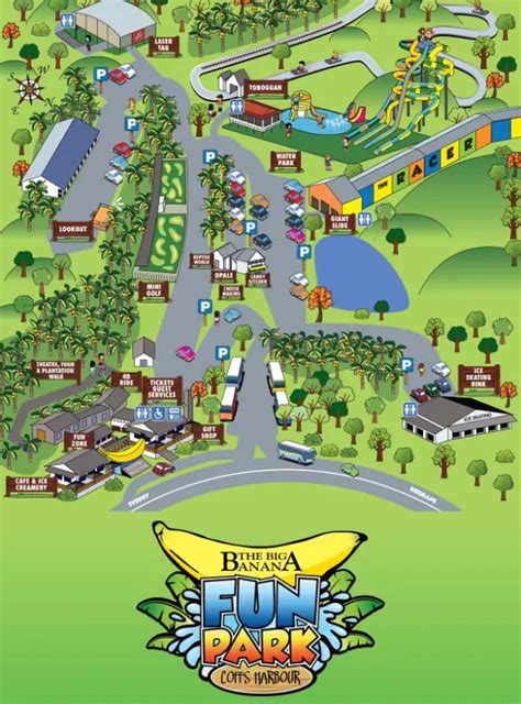 The Big Banana Fun Park Map and Brochure (2025 - 2024 ...