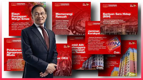 Manifesto Ph Pru Datuk Seri Anwar Ibrahim Perdana Menteri Malaysia