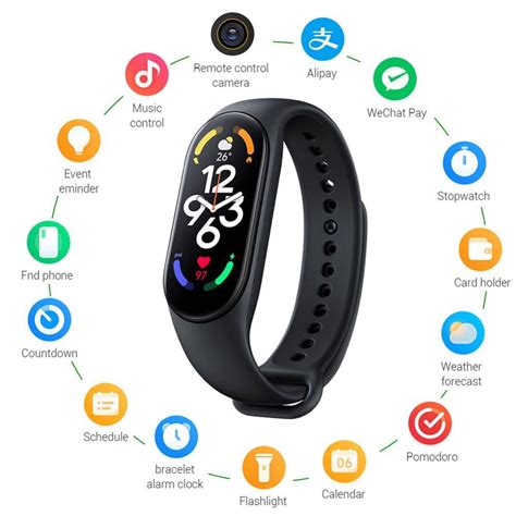 Xiaomi mi band 7 smart bracelet 6 color amoled screen miband 7 blood ...
