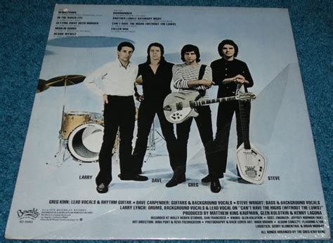 Greg Kihn Band With The Naked Eye 1979 Beserkley Records BZ 10063