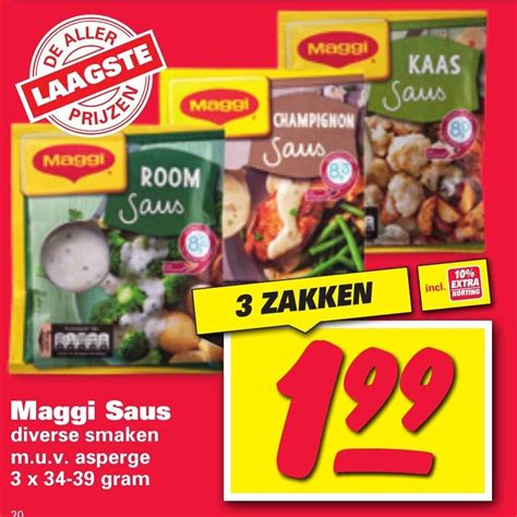 Maggi Saus X Gram Aanbieding Bij Nettorama