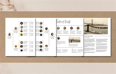 Ancestry Book Template Family Tree Family History and Genealogy Printable Book Microsoft ...