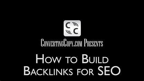 How To Build Backlinks For Seo Backlinking Guide Youtube