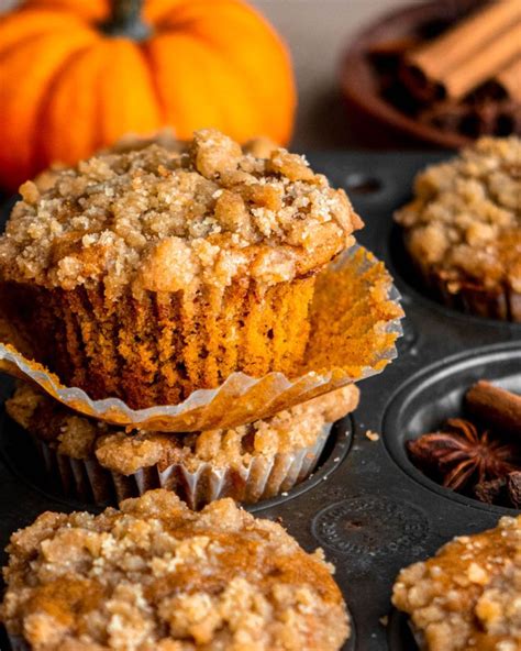 Pumpkin Streusel Muffins Recipe