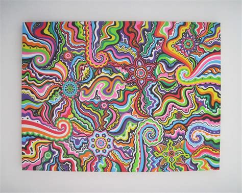 Psychedelic Space Acrylic painting by Jodie Smallwood | Artfinder