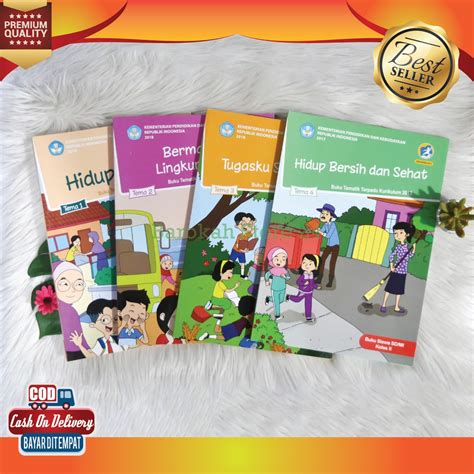 Jual Bisa Cod Buku Paket Pelajaran Kelas Sd Mi Semester Dan