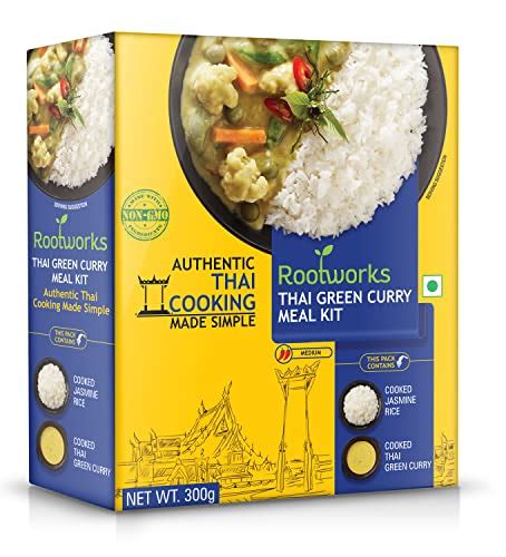 Rootworks Thai Green Curry Meal Kit Pack Of G Authentic Thai