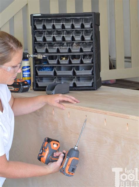 Garage Hand Tool Storage Cabinet Plans Her Tool Belt Tool Storage