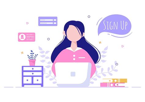 Sign Up Vector