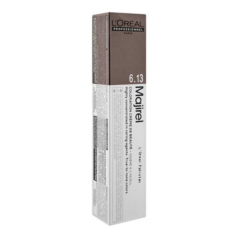 Buy L Oreal Professionnel Majirel Hair Coloring Cream 6 13 Dark Cool Beige Blonde Online At