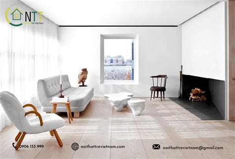 Xu hướng thiết kế nội thất phòng khách Minimalist trong không gian sống hiện đại