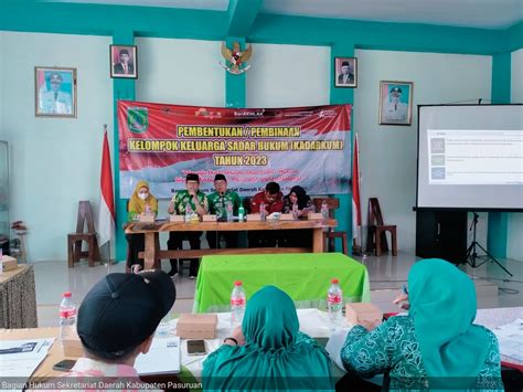 Pembentukan Pembinaan Kelompok Keluarga Sadar Hukum Kadarkum Tahun