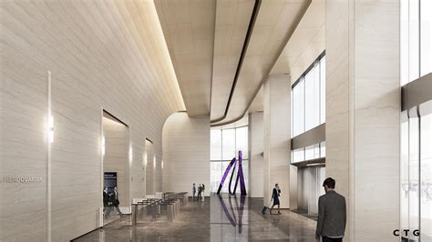 Modern Office Lobby Design