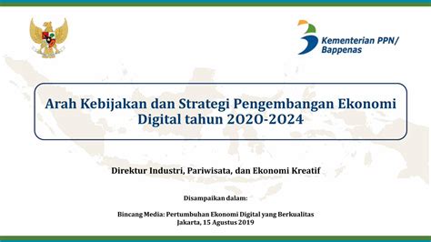 Pdf Arah Kebijakan Dan Strategi Pengembangan Ekonomi Digital