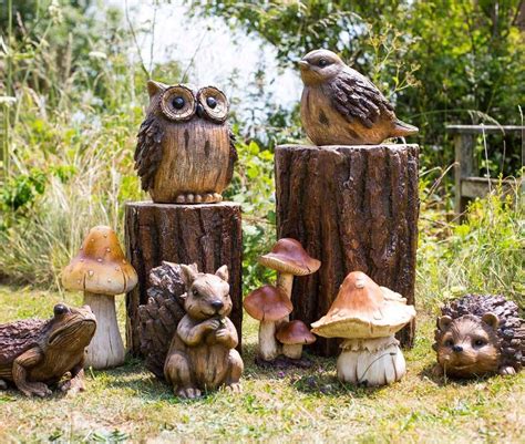 Фигурки для сада из дерева - фото и картинки: 60 штук