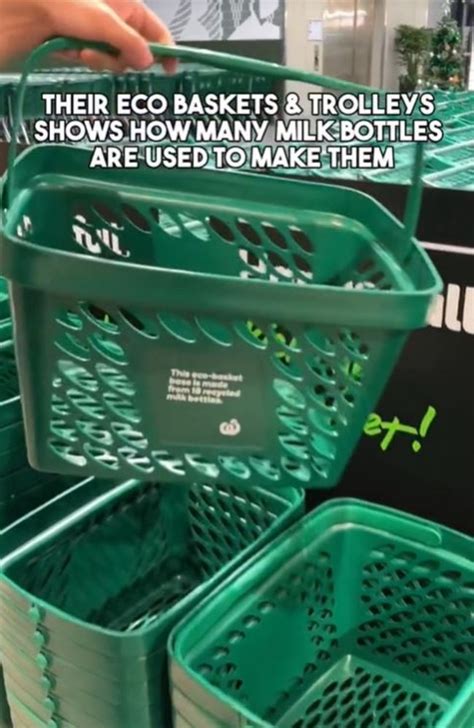 Woolworths Confirmed Shopping Baskets Now Made Of Milk Bottles The