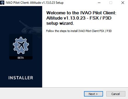 Altitude Installation For FSX IVAO Documentation Library