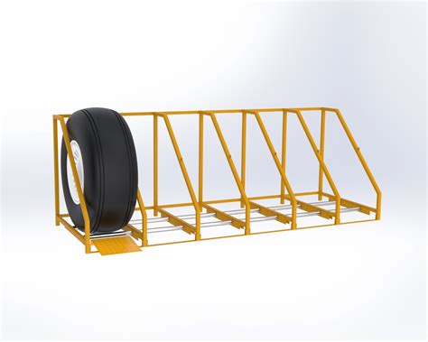 Aircraft Wheel Storage Stand Ready To Use Newbow Aerospace