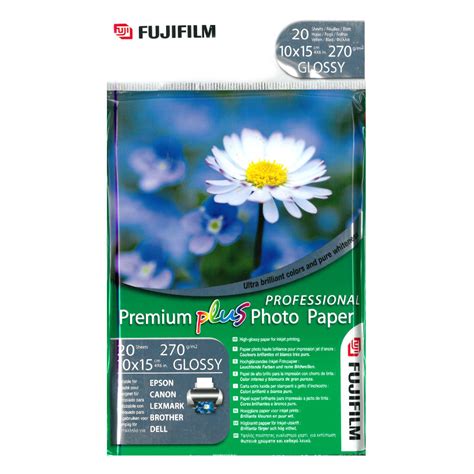 Fujifilm Carta Fotografica Professionale Lucida 10x15 Cm 20 Fogli 270