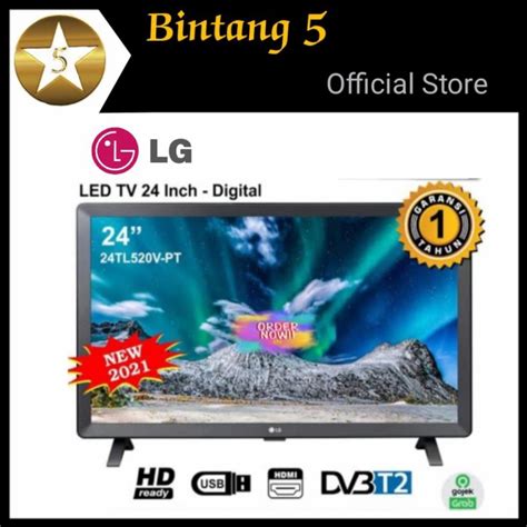 Jual LG LED TV 24 INCH DIGITAL 24TL520V LG MONITOR LED 24 24TL520 HD