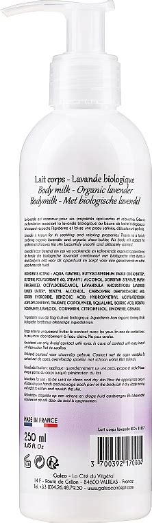 Galeo Organic Lavender Body Milk Lavender Body Milk Makeup Uk