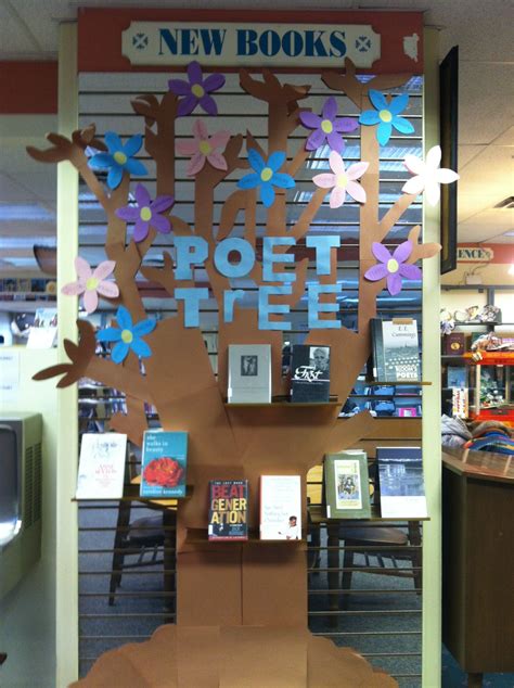 Celebrating National Poetry Month With Our Poet Tree Book Display