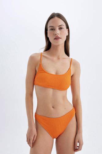 Turuncu Kadın Fall in Love Regular Fit Bikini Alt 3082582 DeFacto